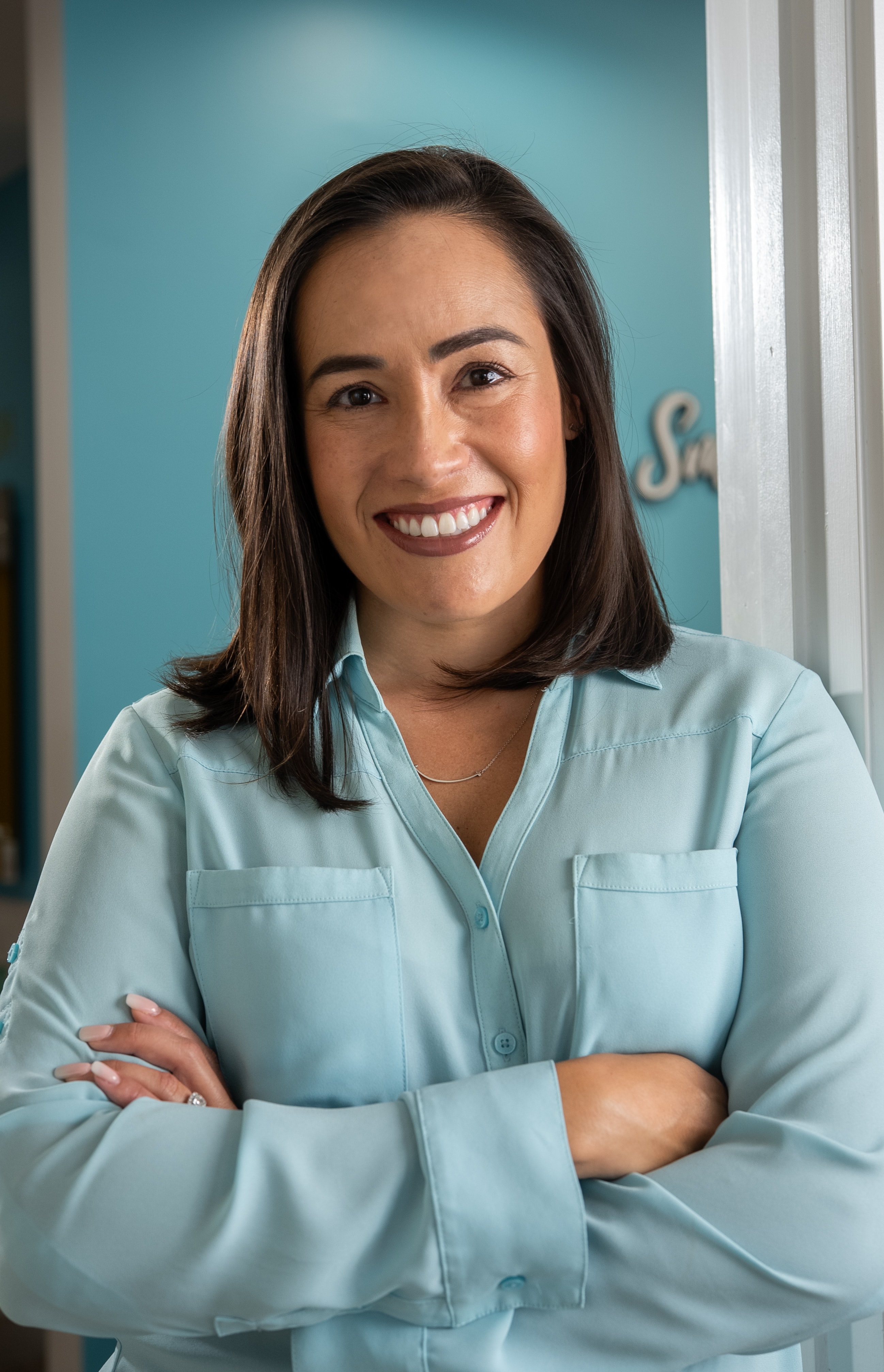Dr. Marcela Radojevic, board-certified orthodontist, in the ION Orthodontics treatment bay in Port St. Lucie